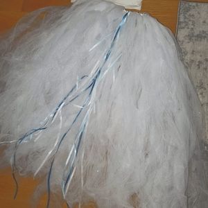 Custom made bejeweled tutu and top.